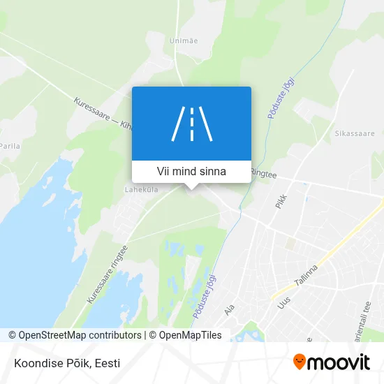 Koondise Põik kaart