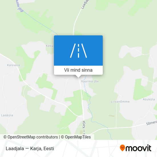Laadjala — Karja kaart