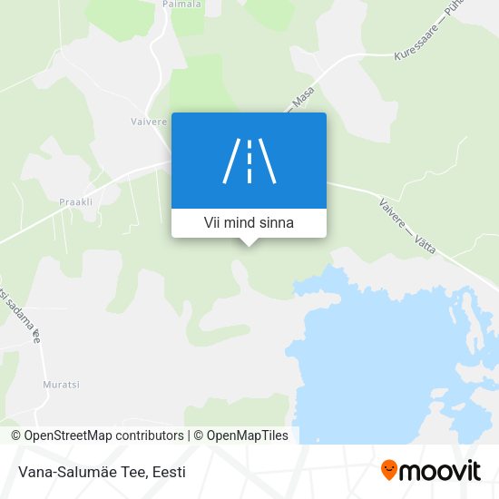 Vana-Salumäe Tee kaart