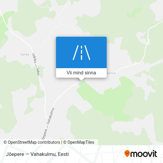 Jõepere — Vahakulmu kaart