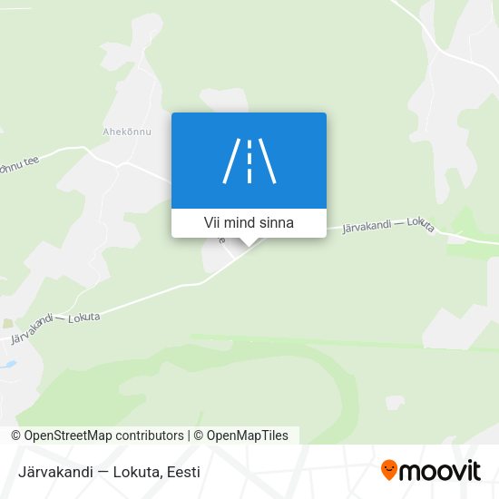 Järvakandi — Lokuta kaart