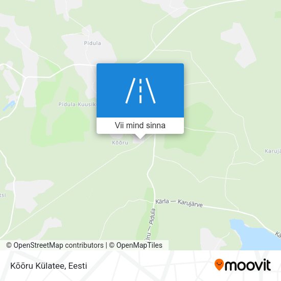 Kõõru Külatee kaart