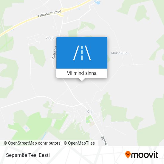 Sepamäe Tee kaart