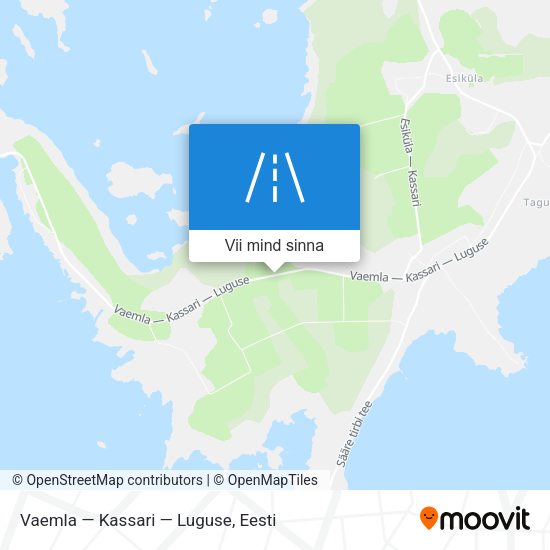 Vaemla — Kassari — Luguse kaart