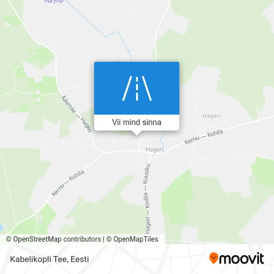 Kabelikopli Tee kaart