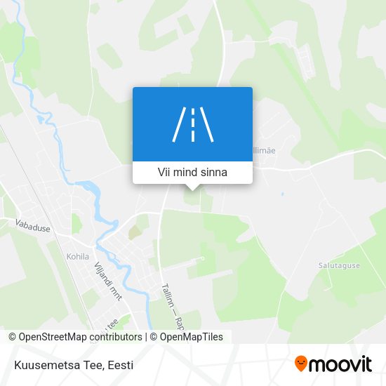 Kuusemetsa Tee kaart