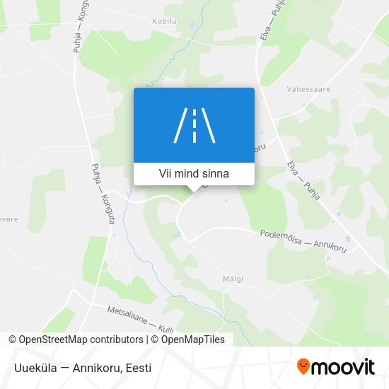 Uueküla — Annikoru kaart