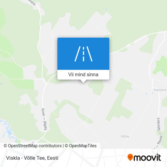 Viskla - Võlle Tee kaart