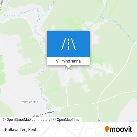 Kullava Tee kaart