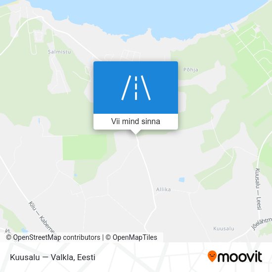 Kuusalu — Valkla kaart