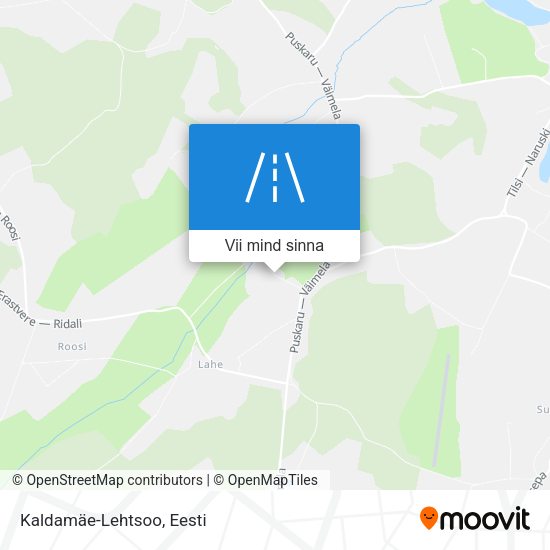 Kaldamäe-Lehtsoo kaart