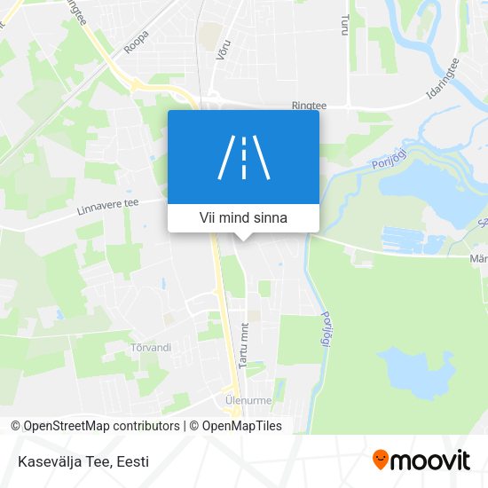 Kasevälja Tee kaart