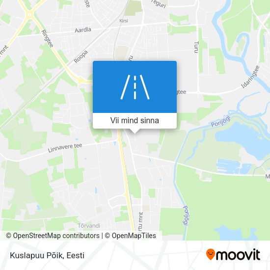 Kuslapuu Põik kaart