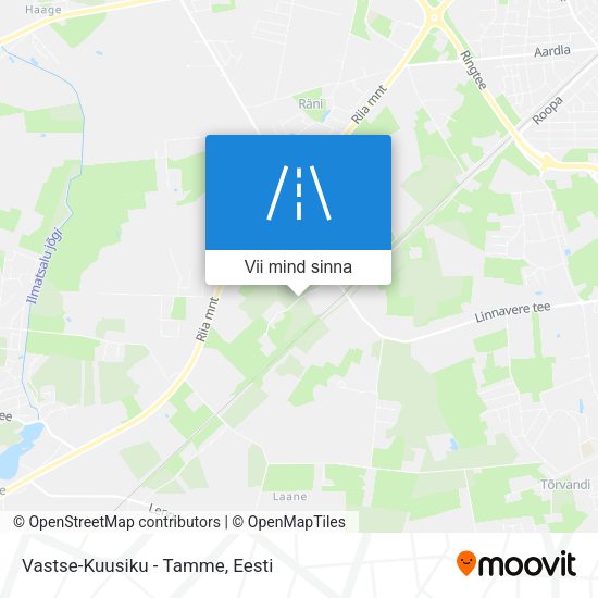 Vastse-Kuusiku - Tamme kaart