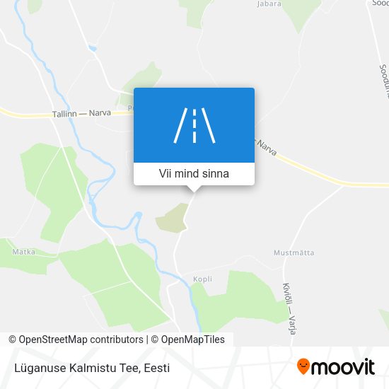 Lüganuse Kalmistu Tee kaart