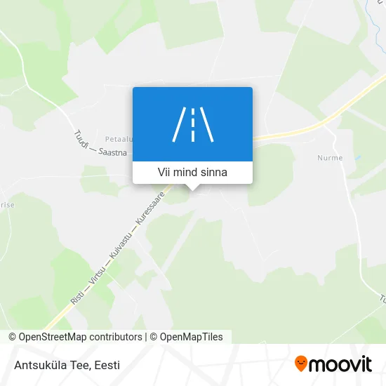 Antsuküla Tee kaart