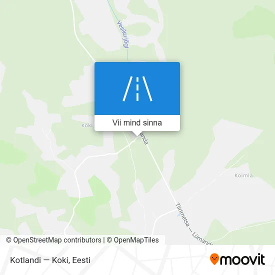 Kotlandi — Koki kaart