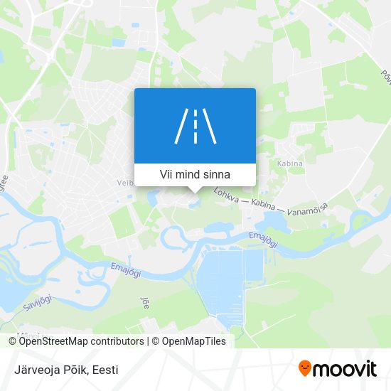 Järveoja Põik kaart