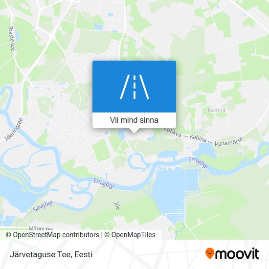Järvetaguse Tee kaart