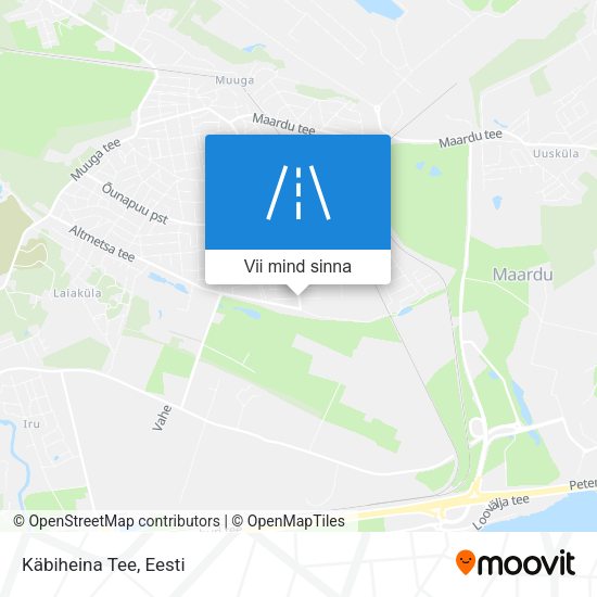 Käbiheina Tee kaart