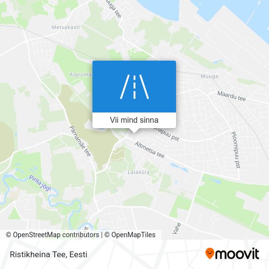 Ristikheina Tee kaart