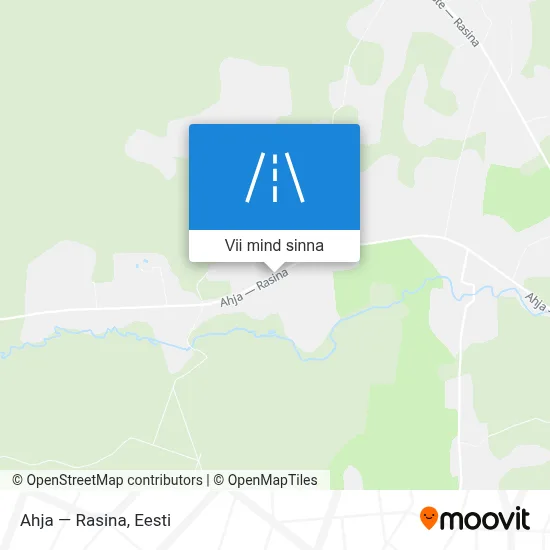 Ahja — Rasina kaart