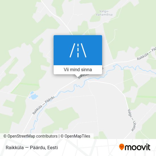 Raikküla — Päärdu kaart