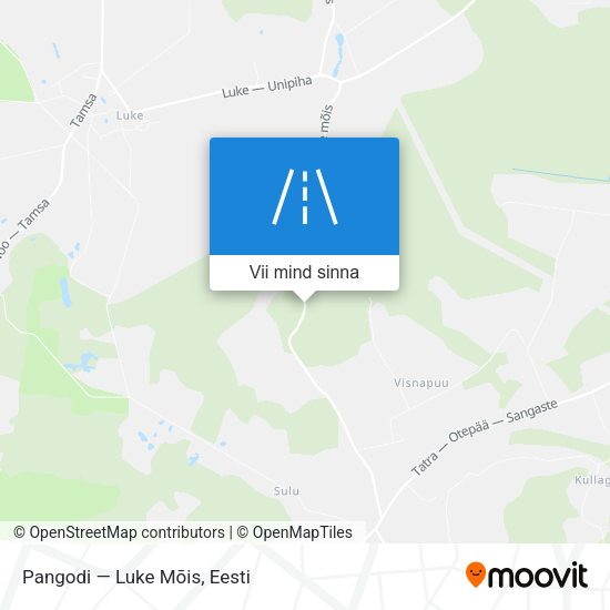 Pangodi — Luke Mõis kaart