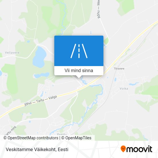Veskitamme Väikekoht kaart