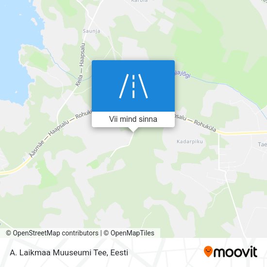 A. Laikmaa Muuseumi Tee kaart
