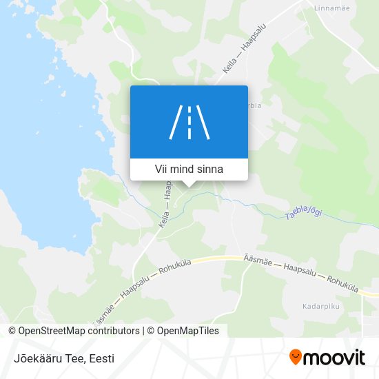 Jõekääru Tee kaart