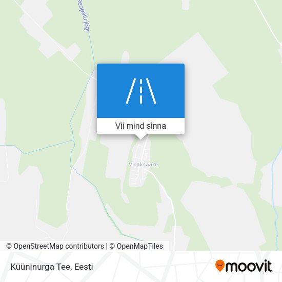 Küüninurga Tee kaart