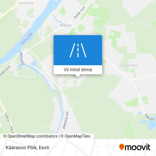 Käärasoo Põik kaart