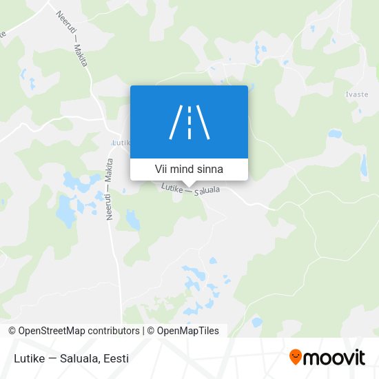 Lutike — Saluala kaart