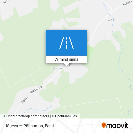 Jõgeva — Põltsamaa kaart