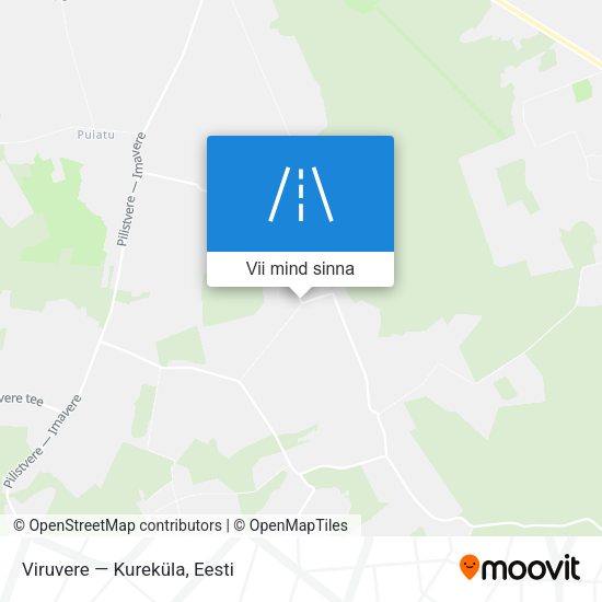 Viruvere — Kureküla kaart