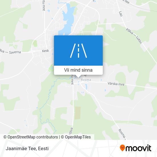 Jaanimäe Tee kaart
