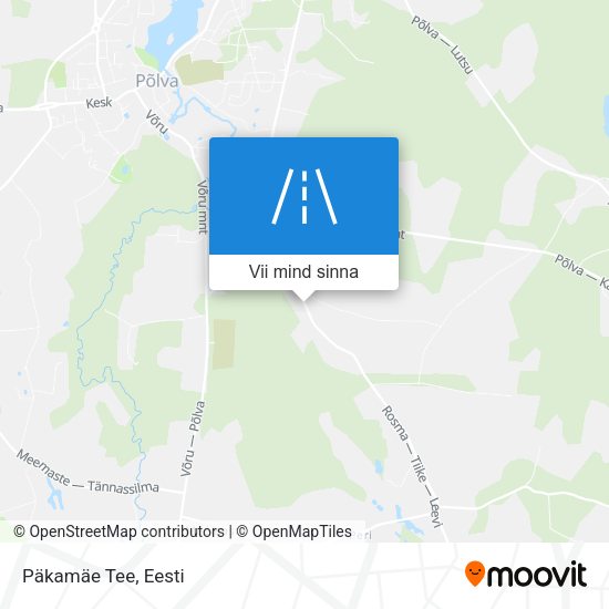 Päkamäe Tee kaart