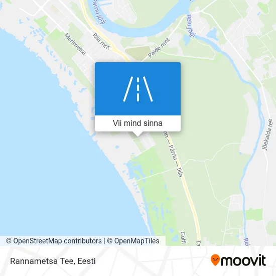 Rannametsa Tee kaart