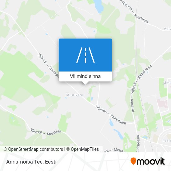 Annamõisa Tee kaart