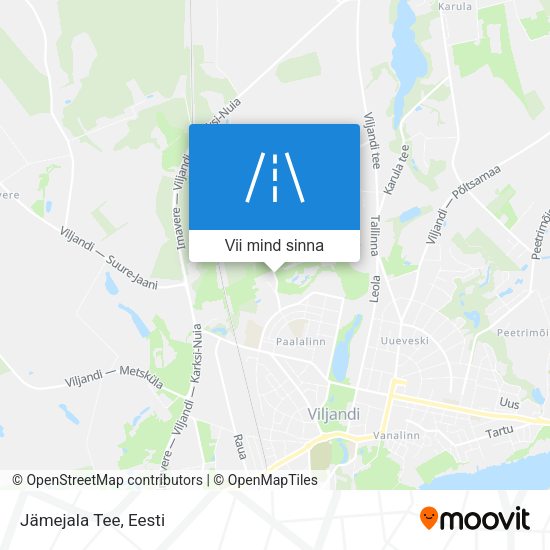 Jämejala Tee kaart