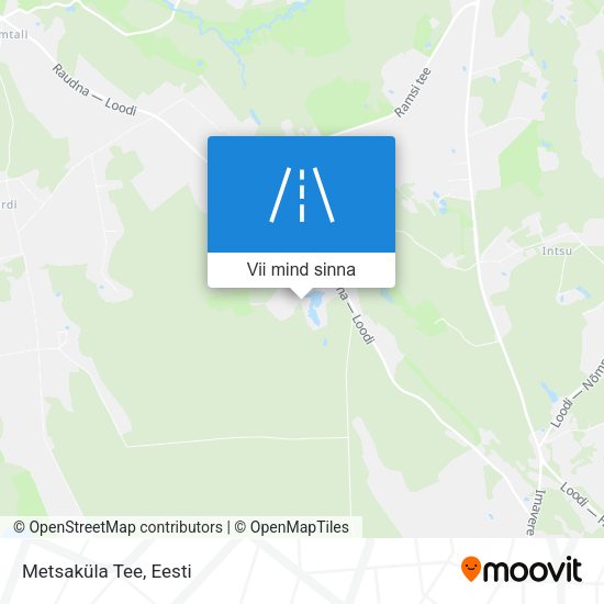Metsaküla Tee kaart