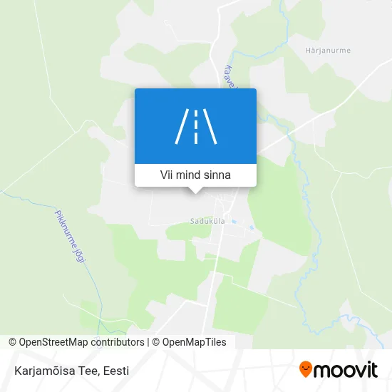 Karjamõisa Tee kaart