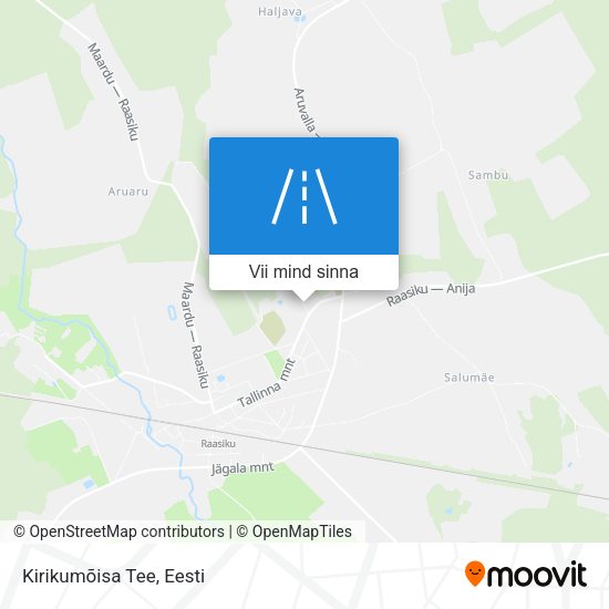 Kirikumõisa Tee kaart