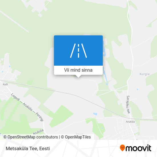 Metsaküla Tee kaart