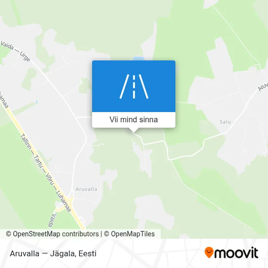 Aruvalla — Jägala kaart
