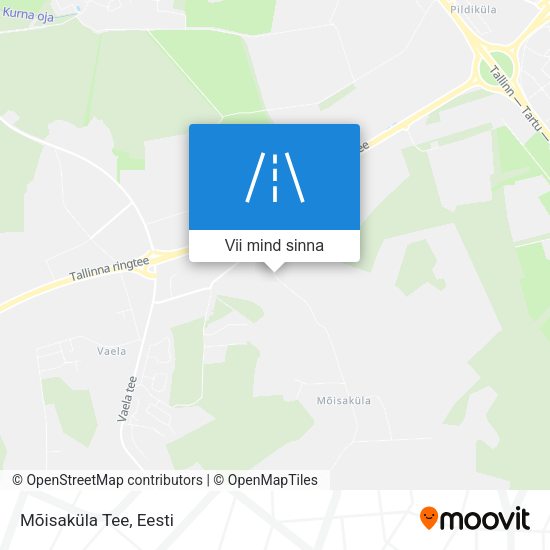 Mõisaküla Tee kaart