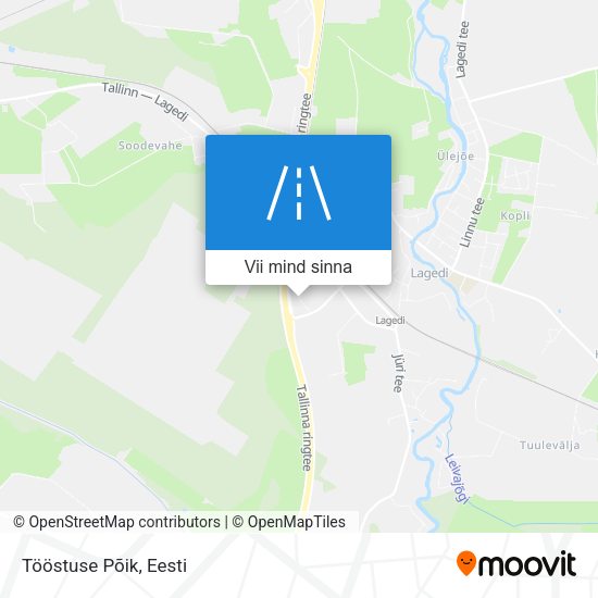 Tööstuse Põik kaart
