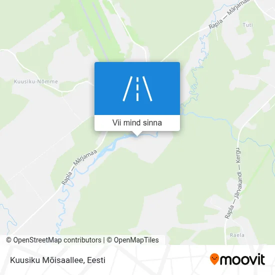 Kuusiku Mõisaallee kaart