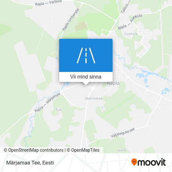 Märjamaa Tee kaart